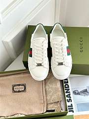 Okify Gucci Gucci Ace Sneaker With Web in White Leather - 4