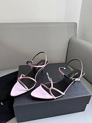 Okify YSL Thin Strap Sandals Pink - 2