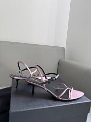Okify YSL Thin Strap Sandals Pink - 5