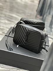 YSL LouLou Camera Bag 23 Full Black 520534  - 2