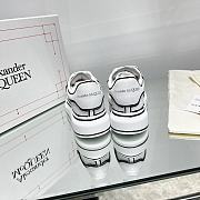 Okify Alexander McQueen Kid's Sneaker White Leather - 2