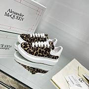 Okify Alexander McQueen Kid's Oversized Leopard Sneakers - 3