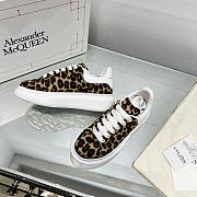 Okify Alexander McQueen Kid's Oversized Leopard Sneakers - 4