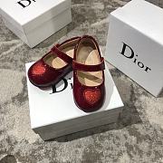 Okify Dior Kid's Shoes Heart Pattern Red - 6