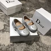 Okify Dior Kid's Shoes Heart Silver - 6