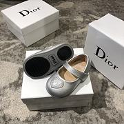 Okify Dior Kid's Shoes Heart Silver - 5