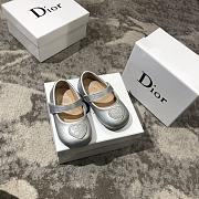 Okify Dior Kid's Shoes Heart Silver - 4