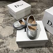 Okify Dior Kid's Shoes Heart Silver - 2