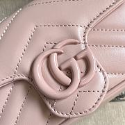 Okify Gucci GG Marmont Belt Light Pink  - 3