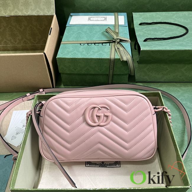 Okify Gucci GG Marmont Shoulder Light Pink - 1
