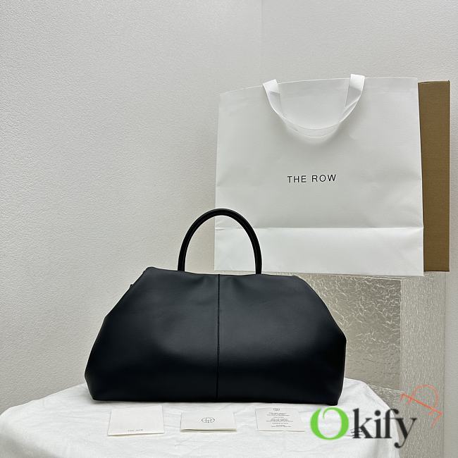 Okify The Row Elio Ruched Leather Tote  - 1