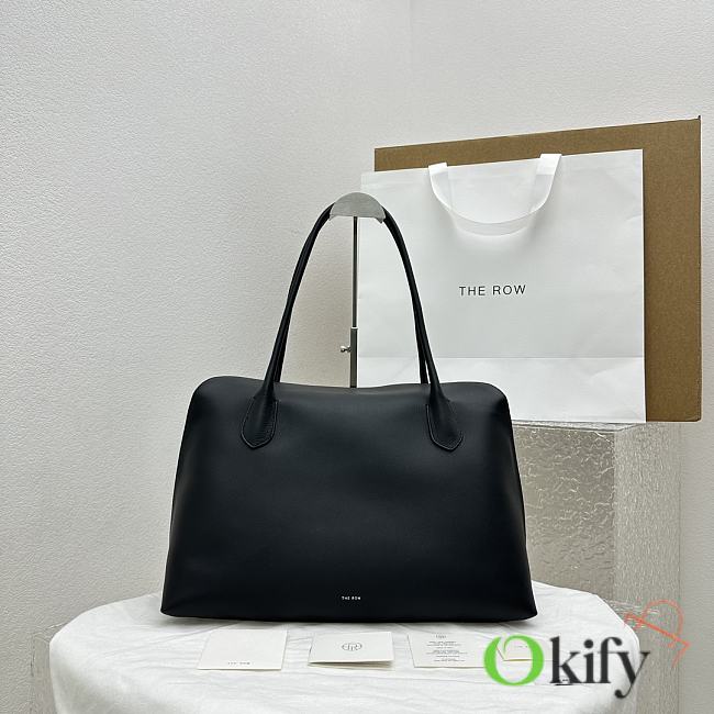 Okify The Row Gabriel Leather Tote Bag Black - 1