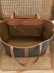 Okify Celine Medium Cabas In Triomphe Canvas And Calfskin Brown - 2