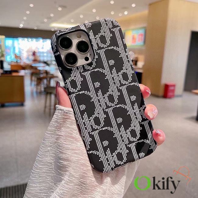 Okify Dior Phone Case Black 14589 - 1