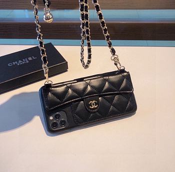 Okify Chanel Phone Case Black 14587