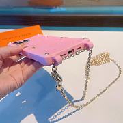 Okify LV Phone Case Pink 14590 - 5