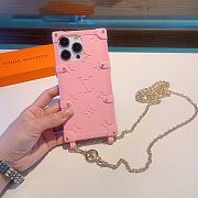 Okify LV Phone Case Pink 14590 - 4