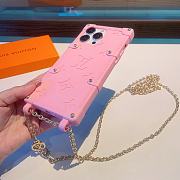 Okify LV Phone Case Pink 14590 - 2