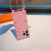 Okify LV Phone Case Pink 14590 - 3