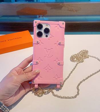 Okify LV Phone Case Pink 14590