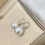 Okify Mikimoto Earrings Silver/ Gold 14mm 14598 - 4