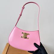 Okify Celine Medium Tilly Bag In Shiny Calfskin Pink - 5
