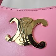 Okify Celine Medium Tilly Bag In Shiny Calfskin Pink - 2