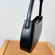 Okify Celine Medium Tilly Bag In Shiny Calfskin Black - 6
