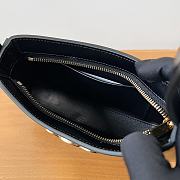 Okify Celine Medium Tilly Bag In Shiny Calfskin Black - 3