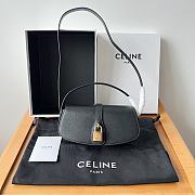 Okify Celline Clutch On Strap Tabou In Smooth Calfskin Black - 1