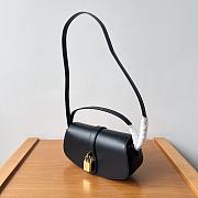 Okify Celline Clutch On Strap Tabou In Smooth Calfskin Black - 2