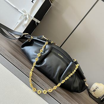 Okify Loewe Small Paseo Chain Bag Balck