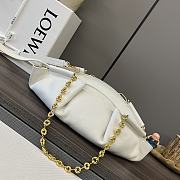 Okify Loewe Small Paseo Chain Bag White - 1