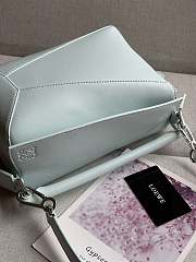 Okify Loewe Small Puzzle Bag Satin Calfskin In Sky Blue - 6