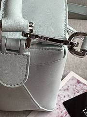 Okify Loewe Small Puzzle Bag Satin Calfskin In Sky Blue - 4