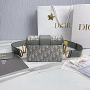 Okify Dior 30 Montaigne Box Bag Gray Dior Oblique Jacquard - 2