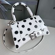 Okify Balenciaga Hourglass Top Handle Bag Printed Leather Small - 6