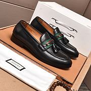 Okify Gucci Black Loafer With Web And Interlocking G - 2