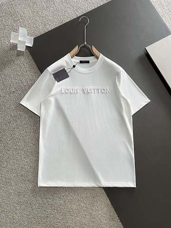 Okify LV T-shirt White/ Black 14662