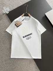 Okify Burberry T-shirt White/ Black 14664 - 1