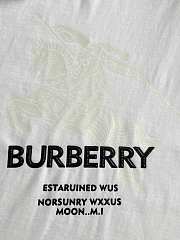 Okify Burberry T-shirt White/ Black 14664 - 2