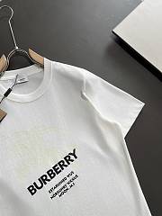 Okify Burberry T-shirt White/ Black 14664 - 5