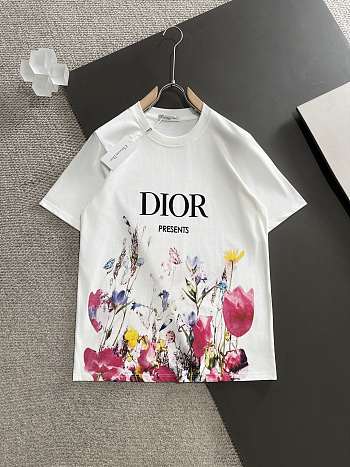 Okify Dior T-shirt White/ Black 14667