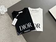 Okify Dior T-shirt White/ Black 14667 - 5