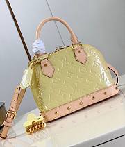 Okify LV Alma BB Vernis Leather Chic And Yellow M24063 - 1