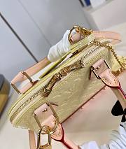 Okify LV Alma BB Vernis Leather Chic And Yellow M24063 - 2