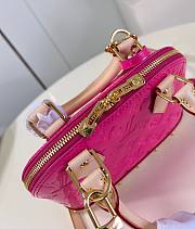 Okify LV Alma BB Vernis Leather Neon Pink M90611 - 3