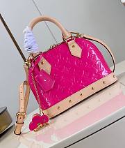 Okify LV Alma BB Vernis Leather Neon Pink M90611 - 6