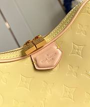 Okify LV Croissant PM Monogram Vernis Leather Chic and Yellow M24020 - 6