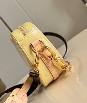 Okify LV Croissant PM Monogram Vernis Leather Chic and Yellow M24020 - 5